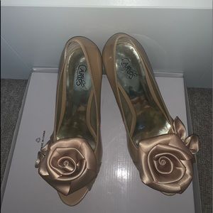 Carlos Cream Platform Heels
